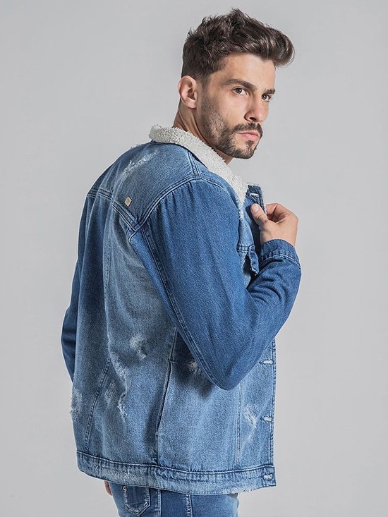 Jaqueta Jeans Com Pelo Levis Jaqueta Levis BlusÃ£o Ganga Levis