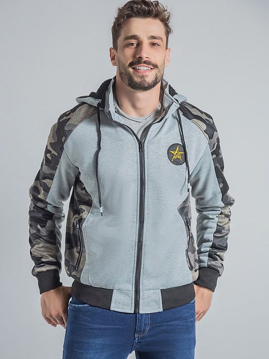 Casaco Moletom Camuflado Azul Casaco Camuflado Azul Casaco Bape