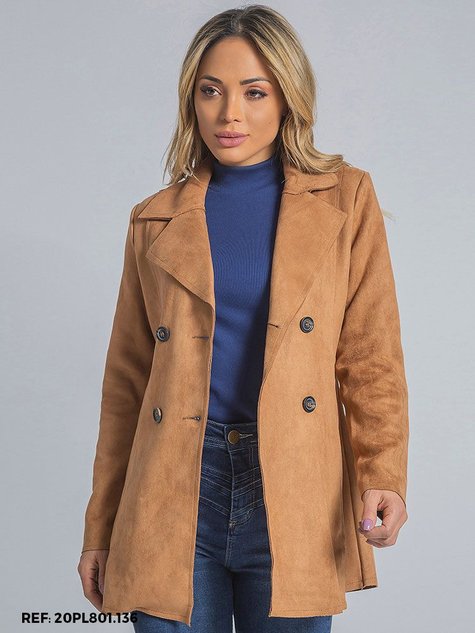 Casaco Facinelli Outerwear Casacos Femininos Baratos Dafiti Casaco