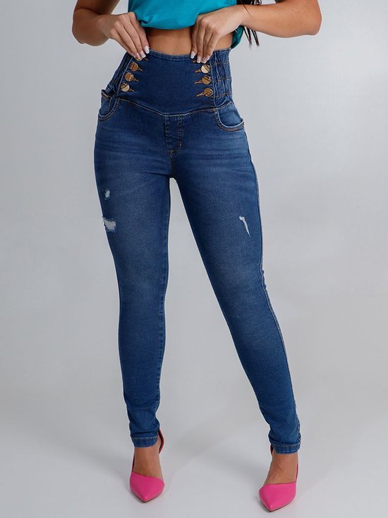 Cintura Fina CalÃ§a Jeans Para Quadril Largo Cintura Fina CalÃ§a