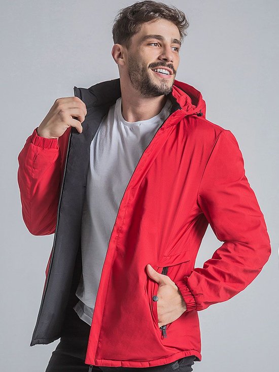 Dupla Face Jaqueta Moletom Masculina Forrada Best Casaco Masculino