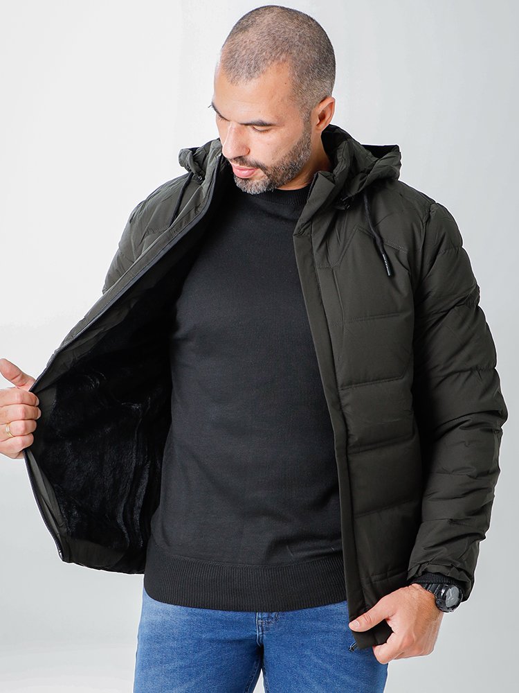Jaqueta Masculina Nylon Fosco Plus Size (Preto)