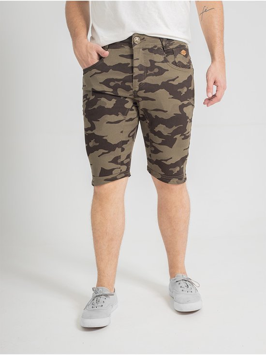 Bermuda Masculina Sarja Camuflada
