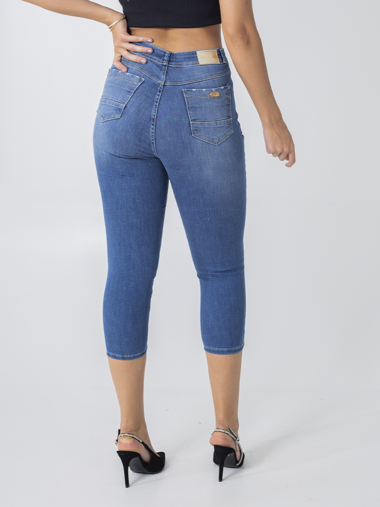 Cal&ccedil;a Capri Feminina Juliana Safira Imagem 2