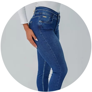 calca jeans feminina cigarrete