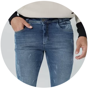 calca masculina jeans edex