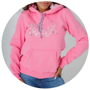 moletom estampado rosa feminino