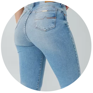 calca feminina jeans levanta bumbum
