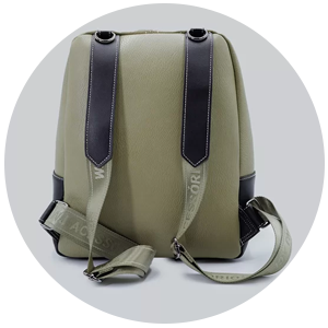 mochila original couro legitimo wj acessorios