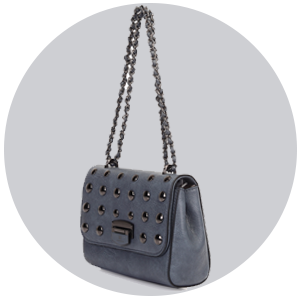 bolsa feminina de ombro wj azul