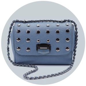 bolsa wj feminina ombro azul