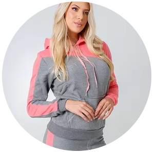 conjunto de moletom feminino cinza edex