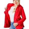 parka feminina forrada vermelho