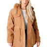 parka feminina amarracao caramelo