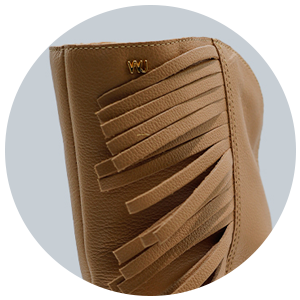 bota feminina wj com franja