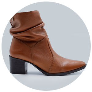bota feminina slouch wj caramelo