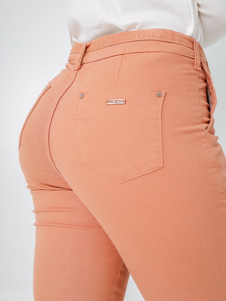 Calça Feminina Sarja Reta Social com Cinto Imagem 3