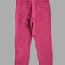 calca feminina jeans infantil rosa