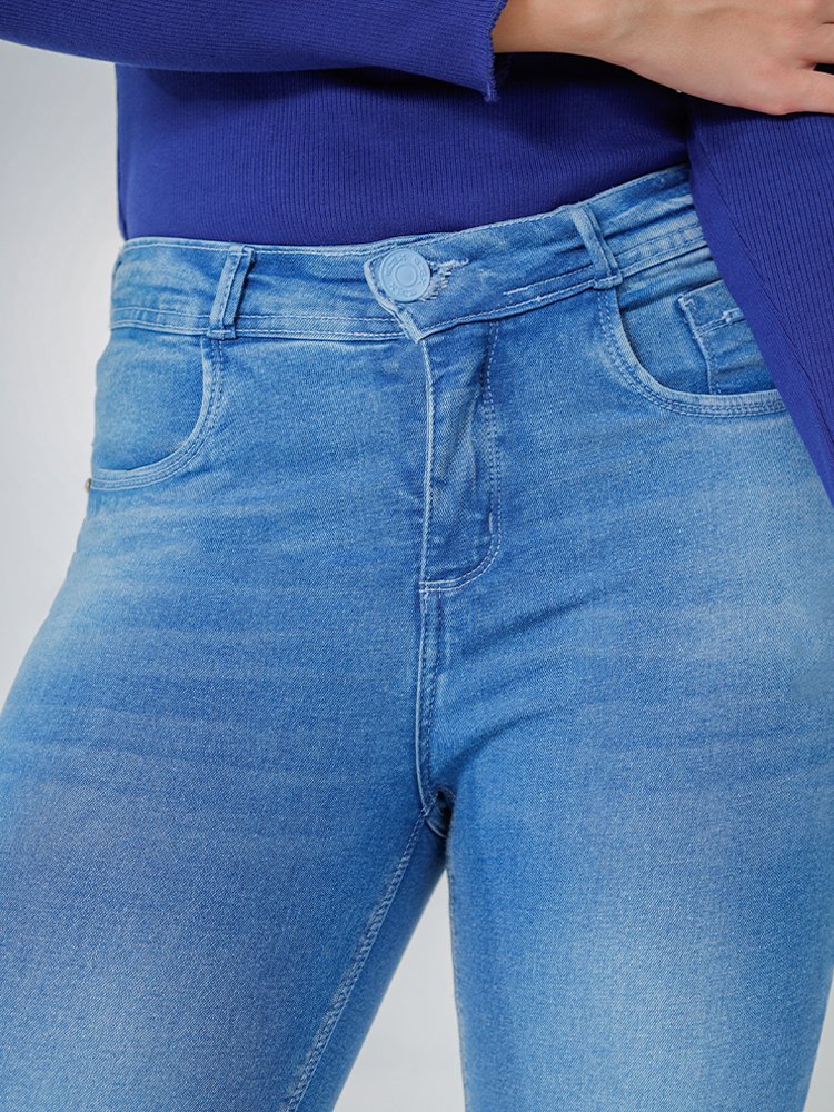 Cal&ccedil;a Feminina Jeans Modeladora Imagem 2