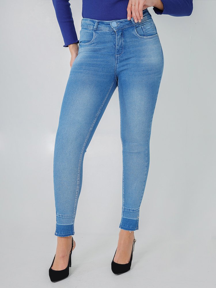Cal&ccedil;a Feminina Jeans Modeladora Imagem 4