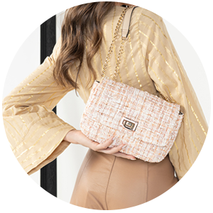 bolsa feminina satchel nude