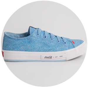 tenis feminino jeans azul coca