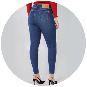 calca feminina jeans modeladora