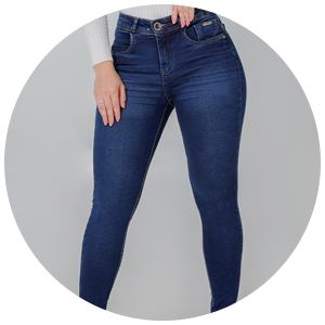 calca feminina jeans modeladora skinny