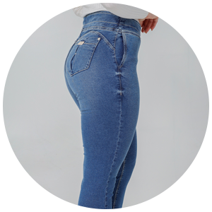calca feminina jeans modeladora