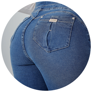 calca feminina jeans levanta bumbum