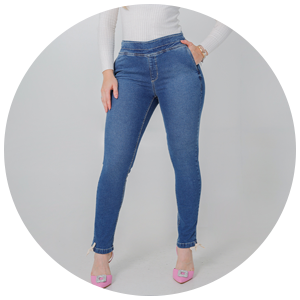 calca feminina jeans modeladora jeans