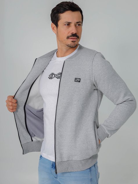 Jeans Moletom Moletom Ziper Masculino Casaco Moletom Masculino Com