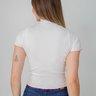 blusa feminina manga curta branco