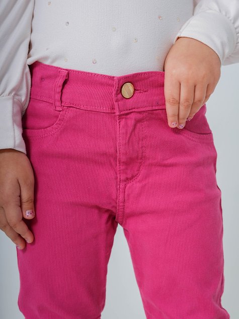 calca infantil rosa