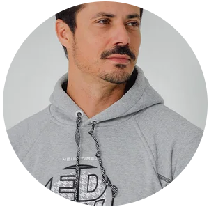 moletom cinza masculino edex