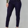 calca feminina jeans modeladora chapa barriga