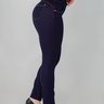 calca feminina jeans modeladora cos alto