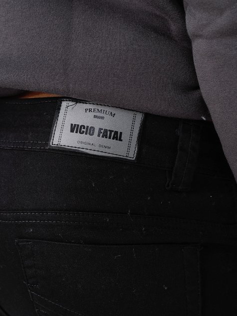 Calça Masculina Jeans Slim Black Confort (Preto)