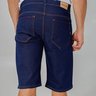 brmuda masculina jeans reta