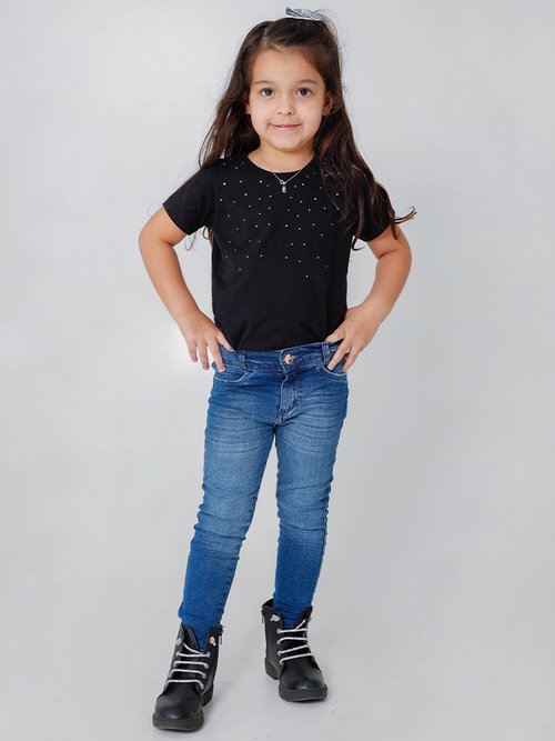 calca jeans infantil