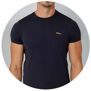 camiseta dry masculina preta
