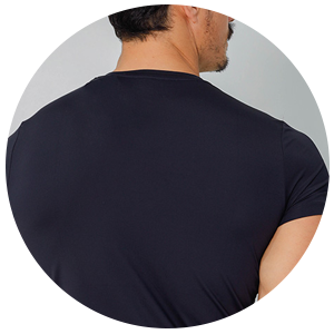 camiseta dry masculina preto