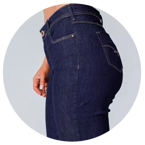 calca feminina jeans boot cut