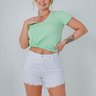 shorts feminino jeans branco slouchy