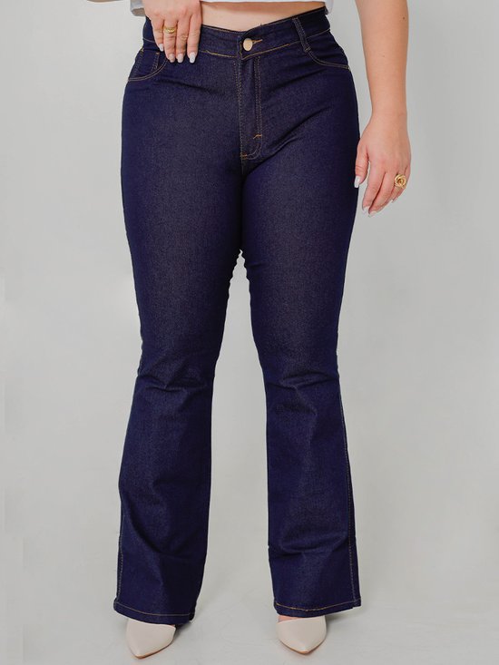 Bootcut Jeans CalÃ§a Jeans Flare Barata Calça Feminina Jeans Plus