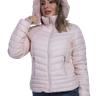jaqueta feminina nylon rosa