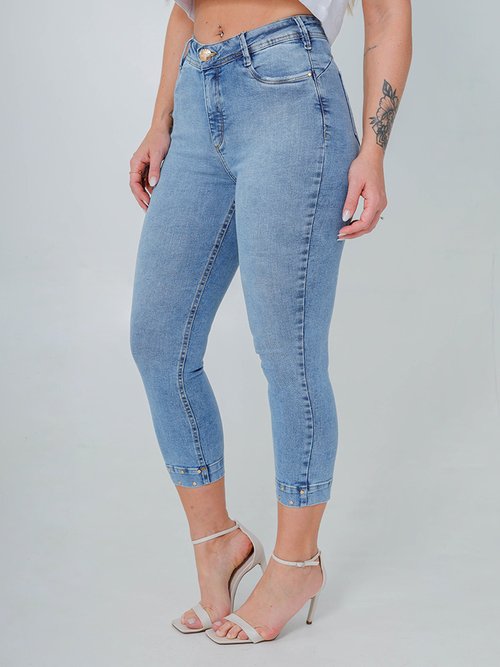 Calça Capri CalÇa Ate Na Canela Feminina Calça Feminina Jeans