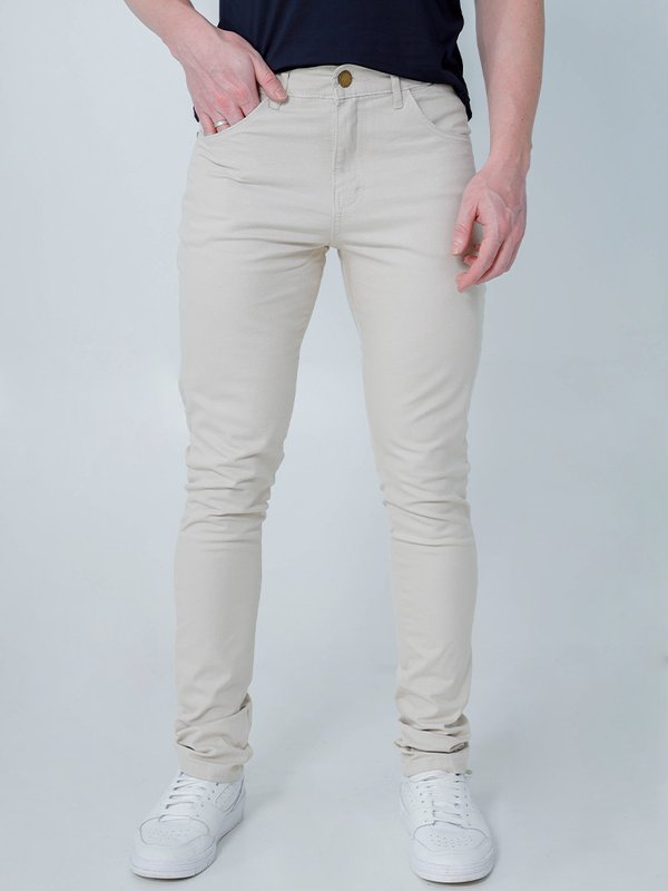 Calça Masculina Sarja Social Slim Tex Denim