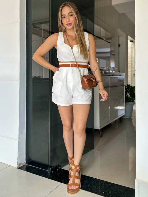 conjuntinho feminino branco