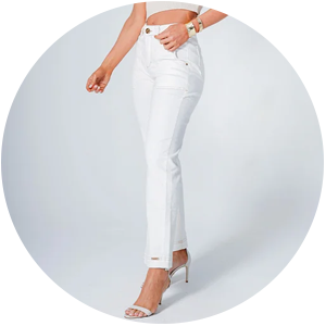 calca jeans feminina clara